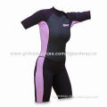 Women's Surfing Suit with Liquid Sealed, and Fine Skin on Chest